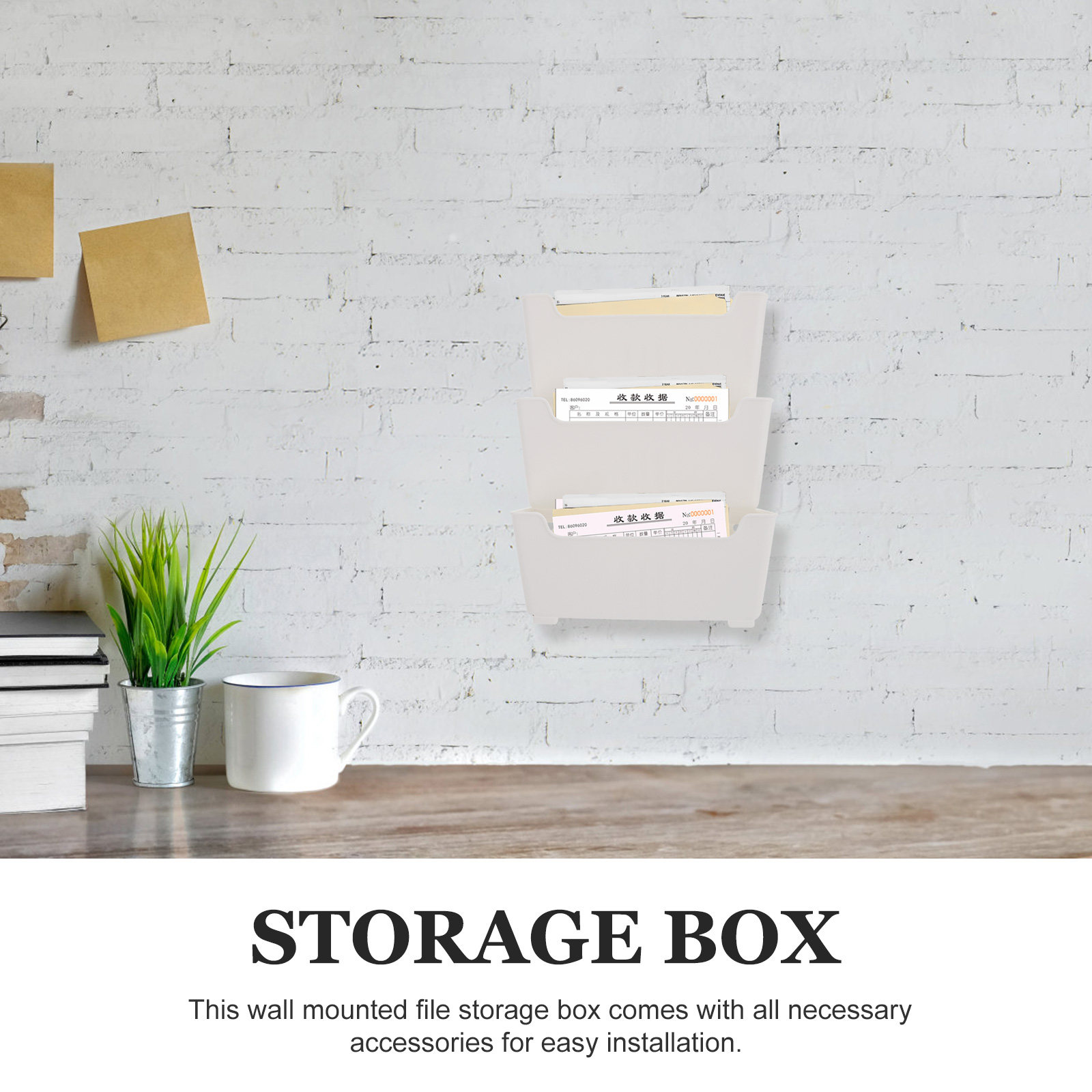 1Set Wall Mounted File Organiz - огляд і ціна Magazine Holder Rack
