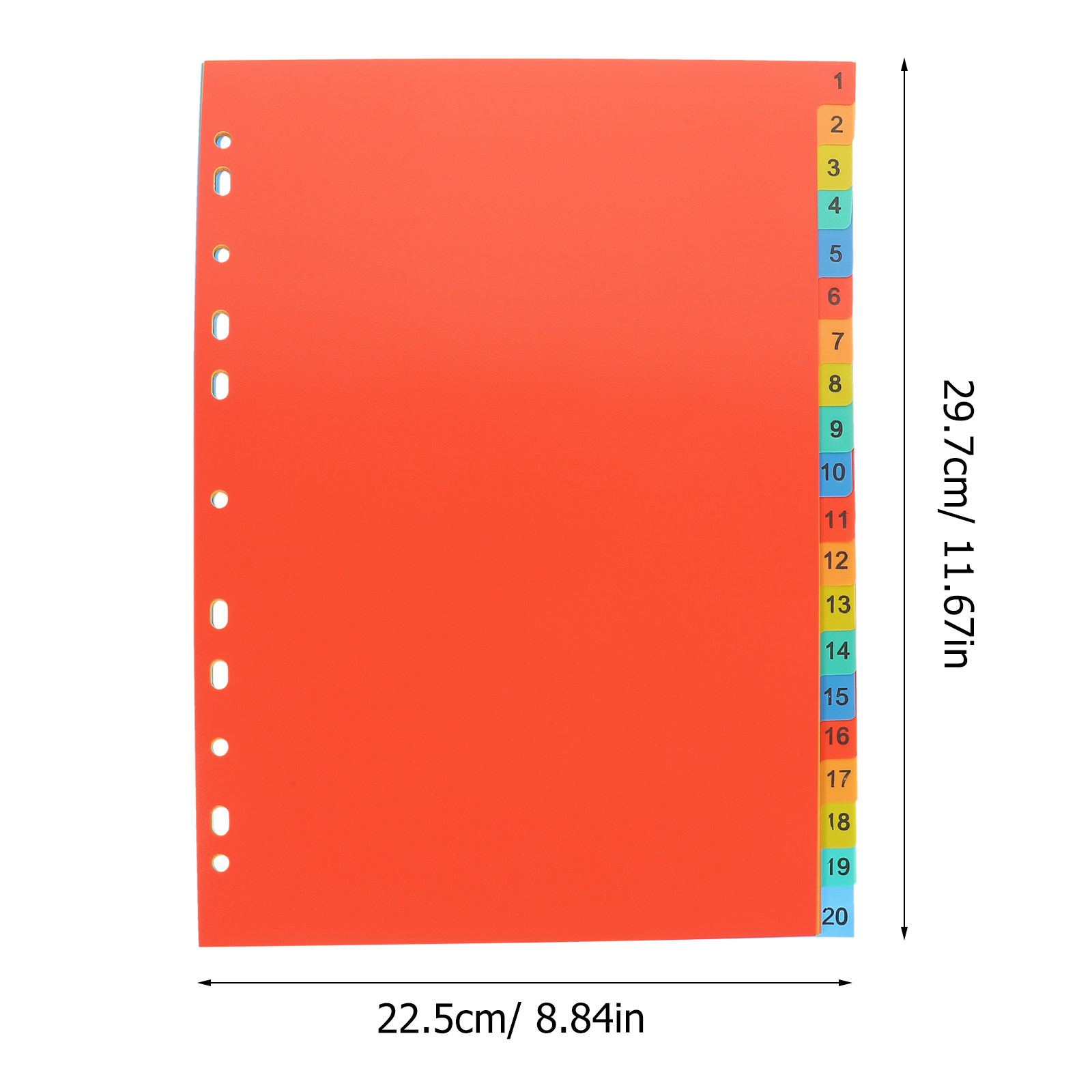 20 Sheets A4 Index Divider Pla - огляд і ціна Tab Divider A4