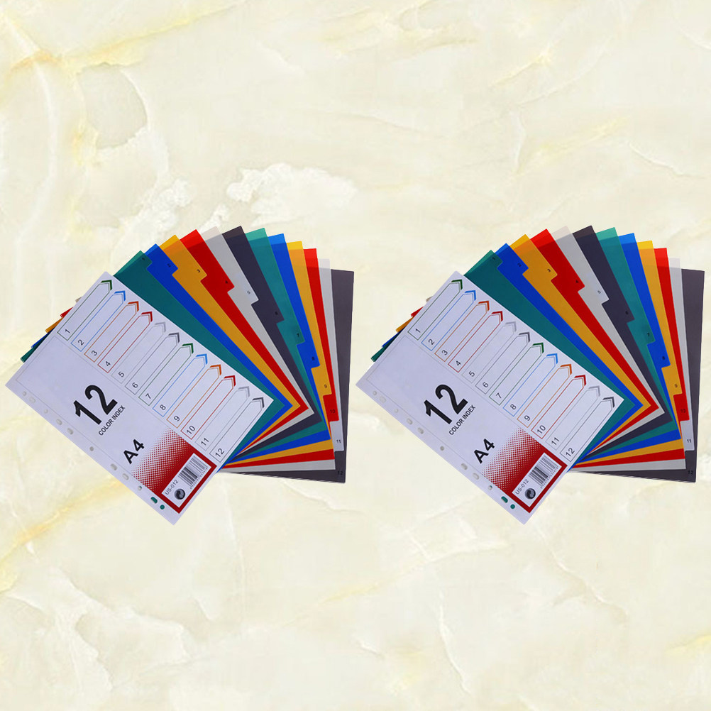 2Pcs Index Paper Refills Divid - огляд і ціна Tab Divider A4